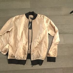 PRETTY LITTLE THINGS Stylish Satin Bomber Jacket